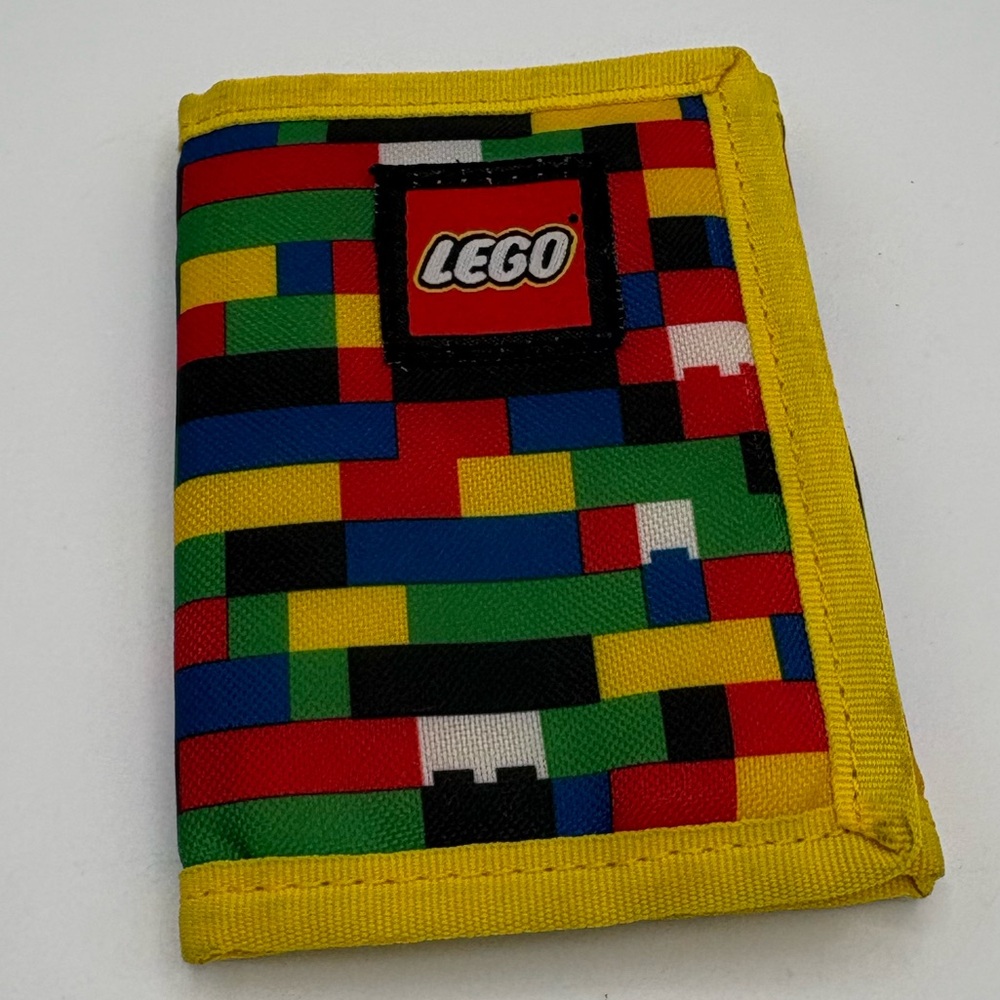 Lego Classic Brick Wallet Kids Hook & Loop Closure 4 Pockets   Full-size
